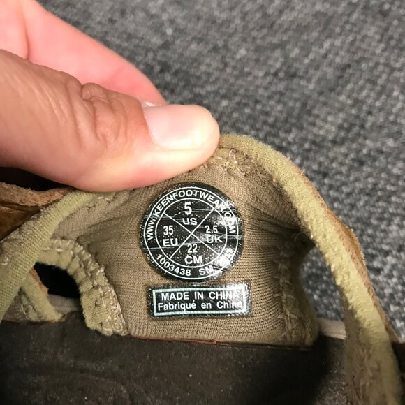 Cole Haan Women’s Size 6B Brown Distressed Leather Slip On Loafers Flats Slides - Picture 8 of 8